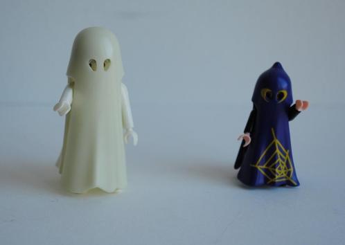 Playmobil - 2 spookjes spook - glow in the dark - kasteel, Kinderen en Baby's, Speelgoed | Playmobil, Zo goed als nieuw, Los playmobil