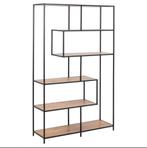 Stijlvolle open kast met houten planken, Ophalen, Met plank(en), 100 tot 150 cm, Zo goed als nieuw
