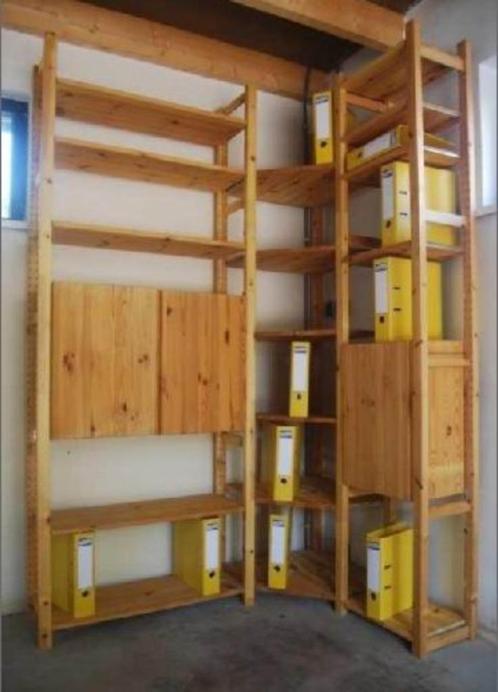 5 Ikea IVAR hoekkasten, 30 en 50 diep, Huis en Inrichting, Kasten | Stellingkasten, Gebruikt, Ophalen