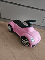 Volkswagen beetle loopauto roze, Kinderen en Baby's, Ophalen of Verzenden, Zo goed als nieuw