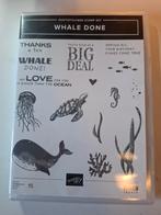 Stampin up stempels: whale done, Ophalen of Verzenden, Zo goed als nieuw