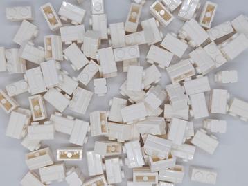 100x Lego bakstenen wit beschikbaar voor biedingen