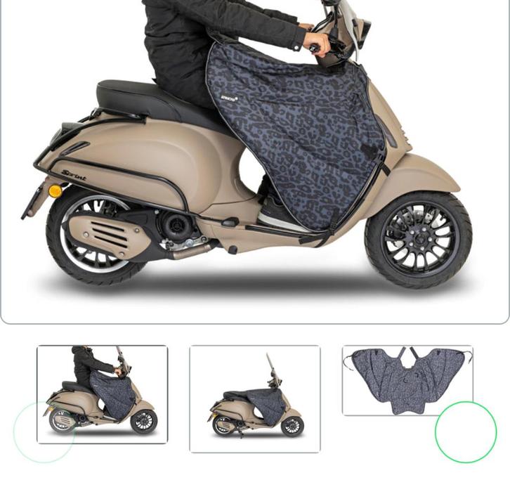 Scooterhoes voor oa Vespa & Piaggo (Nieuw), Fietsen en Brommers, Brommers | Toebehoren, Nieuw, Ophalen