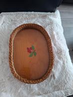 dienbladen, Huis en Inrichting, Woonaccessoires | Dienbladen, Ophalen, Gebruikt, Ovaal, Hout