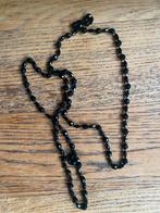 Facet geslepen ketting, Ophalen of Verzenden, Zo goed als nieuw, Zwart, Overige materialen