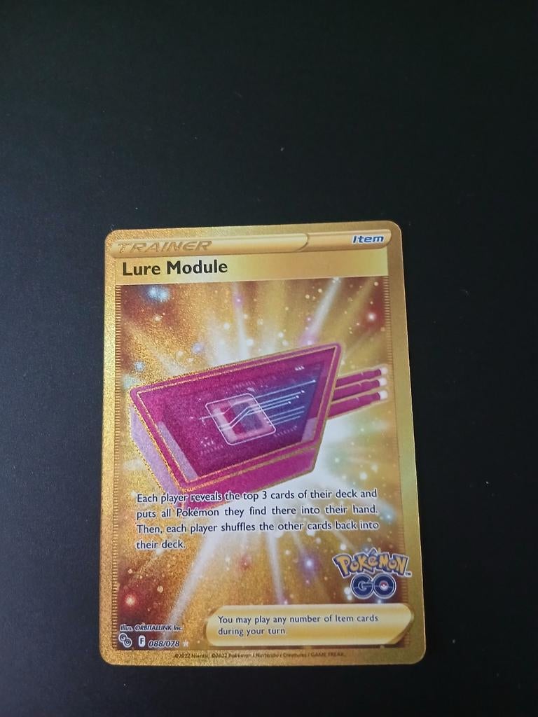 Pokemon trainerkaart lure Module, Hobby en Vrije tijd, Verzamelkaartspellen | Pokémon, Ophalen of Verzenden, Nieuw, Losse kaart