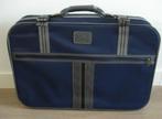 blauwe koffer licht gewicht met sluitriemen 61x42x19 cm, 35 tot 45 cm, Zacht kunststof, Gebruikt, Ophalen of Verzenden