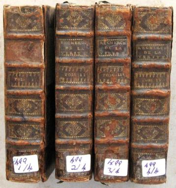 Malebranche 1712 De La Recherche De La Verité - Filosofie beschikbaar voor biedingen