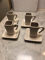 Vintage Broste Copenhagen Kop en Schotels Crème met Motief, Huis en Inrichting, Keuken | Servies, Ophalen, Zo goed als nieuw, Overige stijlen