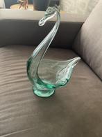 Glazen bonbon schaal zwaan (groen), Antiek en Kunst, Antiek | Glas en Kristal, Ophalen