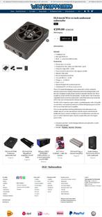 DLS 610ACW10 10 inch underseat subwoofer active 450W, Auto diversen, Autospeakers, Info@optimount.nl, Nieuw, Ophalen of Verzenden