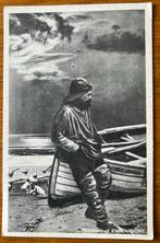 Zandvoort 1933 j. Ros getekend man op strand zeemeeuwen, Ophalen of Verzenden, 1920 tot 1940, Gelopen, Noord-Holland