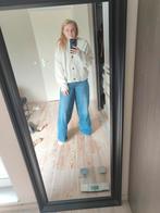 Vest Uniqlo L XL dames wit sweater hoodie trui, Wit, Maat 42/44 (L), Ophalen of Verzenden, Gedragen