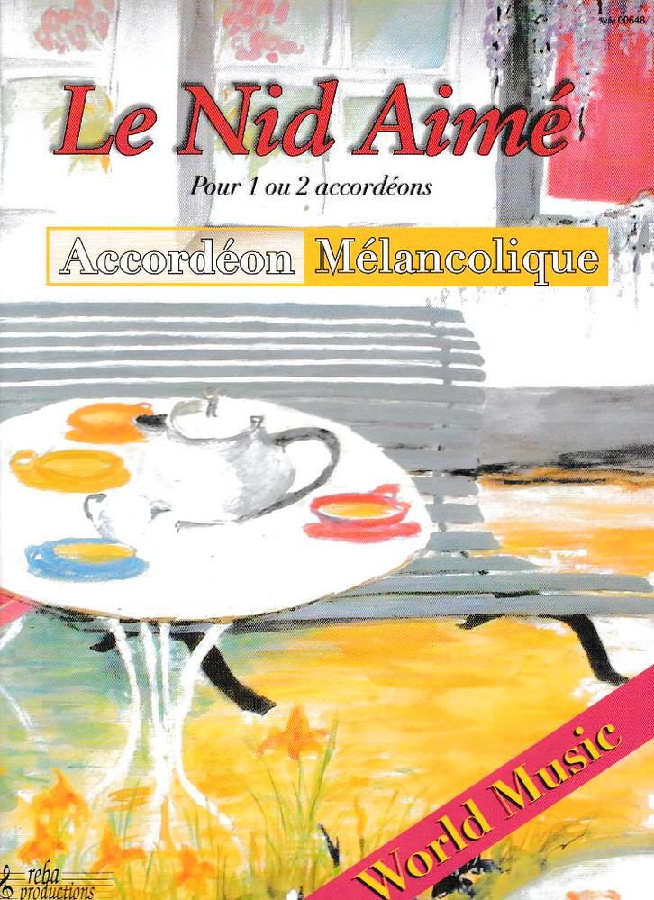 Le Nid Aime 1 of 2 accordeons, Muziek en Instrumenten, Bladmuziek, Gebruikt, Artiest of Componist, Populair, Accordeon, Verzenden