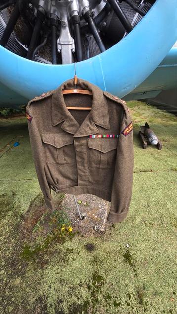 Canadezen WO2 officiers battle dress,  beschikbaar voor biedingen