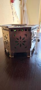 Vintage antiek theelichtje theelicht theewarmer Art Deco, Ophalen of Verzenden, Gebruikt