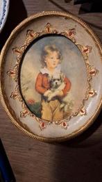 Italiaans fotolijstje florence master simpson schilderijtje, Ophalen of Verzenden