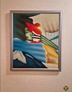 TWEE MODERNE SCHILDERIJEN, Antiek en Kunst, Kunst | Schilderijen | Abstract, Ophalen
