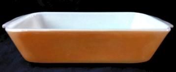 Anchor Hocking Fire King - 'Peach Lustre' ovenschaal beschikbaar voor biedingen