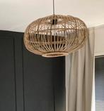 Plafond lamp lampenkap bamboe rotan, Ophalen, Zo goed als nieuw, Minder dan 50 cm