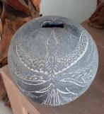Aardewerk vaas of urn met vogels, Antiek en Kunst, Ophalen of Verzenden