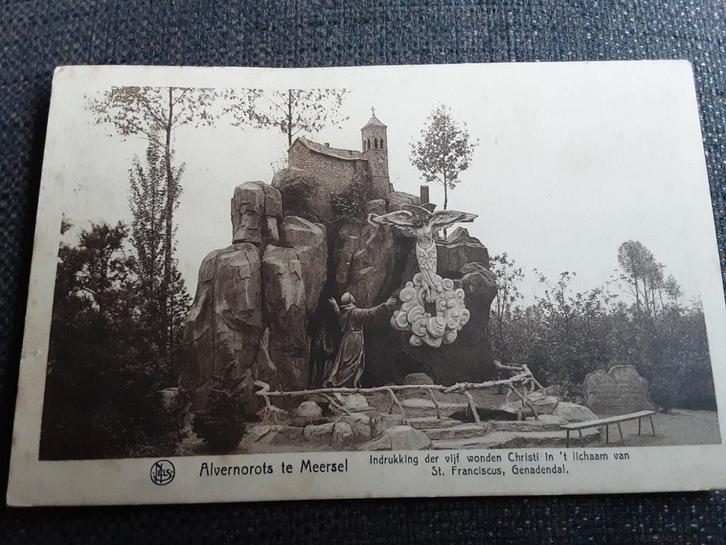 Meersel Dreef, Alvernotrots t, Verzamelen, Ansichtkaarten | Buitenland, Gelopen, België en Luxemburg, Voor 1920, Ophalen of Verzenden