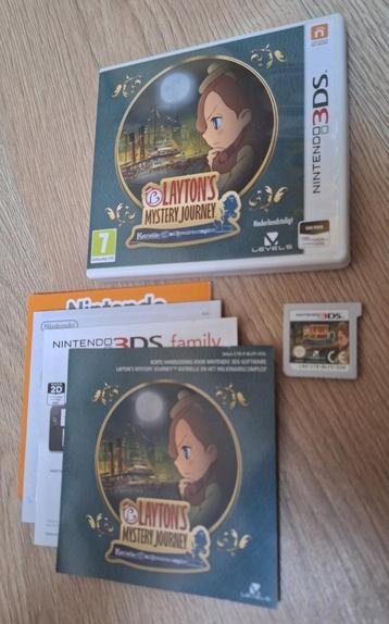 Layton's Mystery Journey het Miljonairscomplot |ZGAN 3DS| beschikbaar voor biedingen