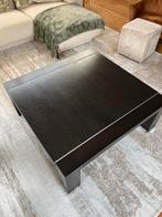 Goossens Cielo Salontafel antraciet eiken, Ophalen, 100 tot 150 cm, Eikenhout, 50 tot 100 cm