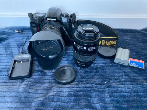 Nikon D100 met 2 lenzen, Audio, Tv en Foto, Fotocamera's Digitaal, Nikon, Ophalen of Verzenden