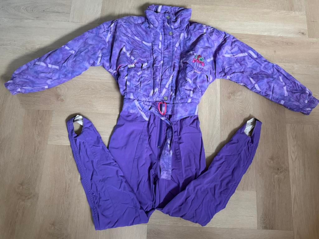 Retro Ski Pak - Maat S/M, Kleding | Dames, Wintersportkleding, Ophalen of Verzenden, Gedragen, Maat 36 (S), Pak