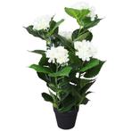 Kunstplant hortensia kamerplant pot 60cm wit GRATIS BEZORGD!, Nieuw, Binnen, Verzenden