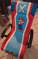 2x Mario gaming stoel, inklapbaar, geen gebruikssporen, Huis en Inrichting, Stoelen, Ophalen of Verzenden, Zo goed als nieuw, Twee