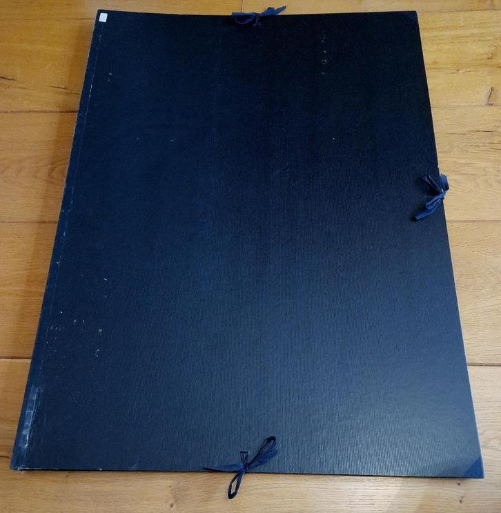 Bewaarmap met hoezen voor grote posters (max. A1-formaat), Diversen, Schoolbenodigdheden, Gebruikt, Ophalen