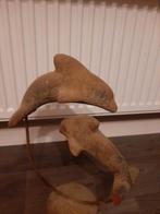 Stenen beeld dolfijnen, Ophalen of Verzenden, Zo goed als nieuw, Dier