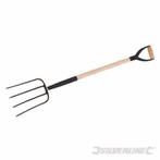 SILVERLINE MESTVORK HEAVY-DUTY' MESTVORK MET 4 TANDEN,, Tuin en Terras, Hand-tuingereedschap, Ophalen of Verzenden, Nieuw