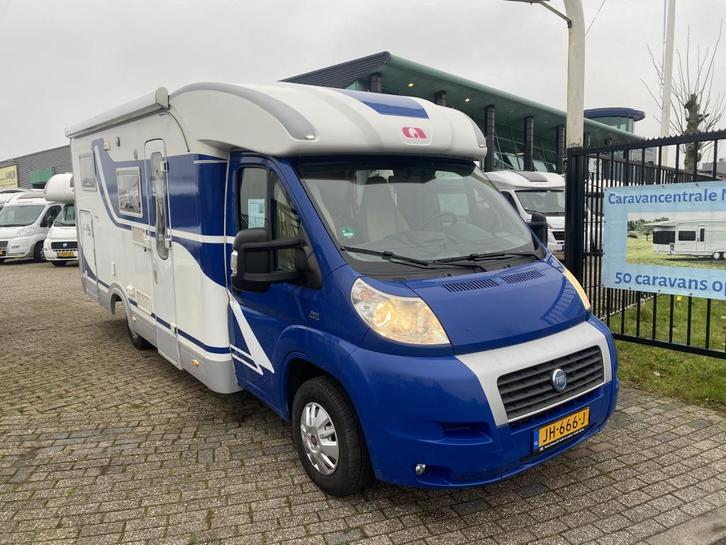 Adria Coral 660 SL APARTE BEDDEN AIRCO WINTERSALE KORTING, Caravans en Kamperen, Campers, Bedrijf, tot en met 3, Half-integraal