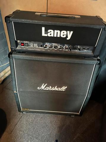 Laney GH100L buizenversterker + Marshall JCM 900 1960a beschikbaar voor biedingen