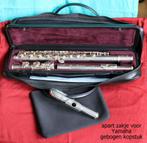 Yamaha 211 dwarsfluit met zowel recht als gebogen mondstuk, Muziek en Instrumenten, Blaasinstrumenten | Dwarsfluiten en Piccolo's