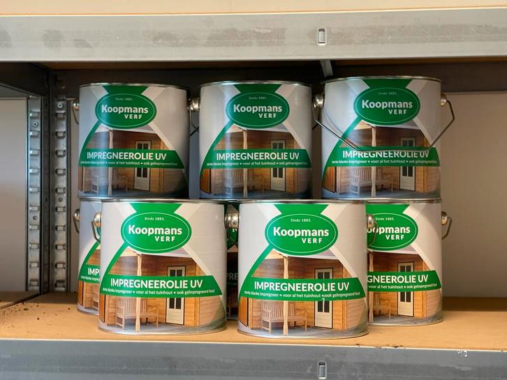 Impregneerolie UV - Tuinhout Bescherming, Doe-het-zelf en Verbouw, Verf, Beits en Lak, Nieuw, Beits, Minder dan 5 liter, Wit, Ophalen
