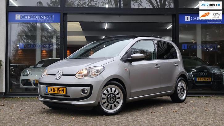 Volkswagen Up! 1.0 high up! 75PK|Pano|Airco|Stoelverwarming, Auto's, Volkswagen, Bedrijf, Te koop, up!, ABS, Airbags, Airconditioning