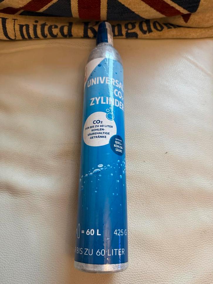 SodaStream CO2 Cilinder 60L - Omruilen mogelijk, Witgoed en Apparatuur, Bruiswatermachines, Gebruikt, Ophalen of Verzenden