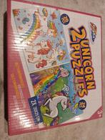 2 Eenhoorn Puzzels met Glitters - Grafix, Ophalen of Verzenden, 10 tot 50 stukjes, Nieuw, 2 tot 4 jaar