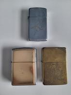 Te koop drie vintage Zippo aanstekers, Verzamelen, Rookartikelen, Aanstekers en Luciferdoosjes, Ophalen of Verzenden, Gebruikt