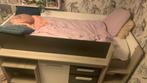Half Hoogslaper - Bed met Bureau, Ophalen, Gebruikt, 90 cm, Eenpersoons