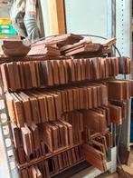 Afromosia Parketvloer - ca. 10 m2, Ophalen, Gebruikt, Minder dan 25 mm, Plank