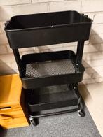 Keuken Trolley - Zwart, Huis en Inrichting, Stoelen, Ophalen of Verzenden