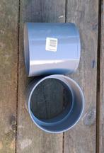 PVC mof grijs 125mm lijmverbinding, Doe-het-zelf en Verbouw, Buizen en Afvoer, Ophalen of Verzenden