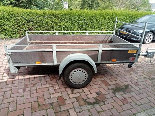 Nette gebruikte ongeremde aanhanger ca 255*130 cm, Auto diversen, Aanhangers en Bagagewagens, Gebruikt, Ophalen
