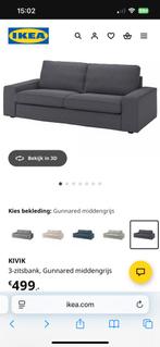 Gebruikte kivik bank donkergrijs, Ophalen, Gebruikt