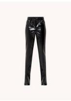 LOIS high waist slim fit pantalon met splitten en lakfinish, Kleding | Dames, Broeken en Pantalons, Ophalen of Verzenden, Nieuw